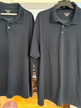 Amazon Essentials Men's Navy Blue Performance Polo — Short Sleeve